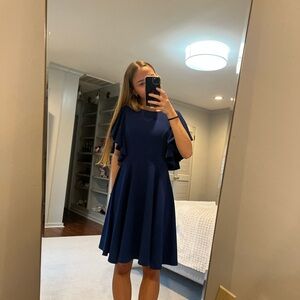 Elegant Navy Blue Dress